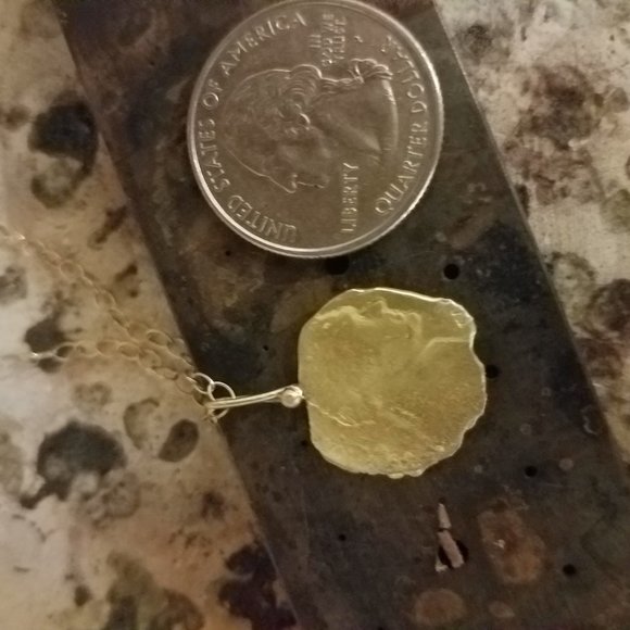 Gold necklace. "Washington Quarter" necklace. - Picture 11 of 11